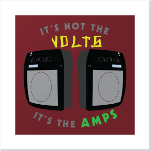 It's not the Volts, It's the Amps - Rock 'n' Roll Posters and Art